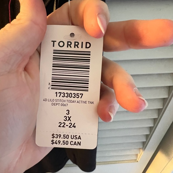 SOLD! DISNEY LILO & STITCH ACTIVE TANK - PERFORMANCE COTTON NOT TODAY BLACK - Picture 8 of 10